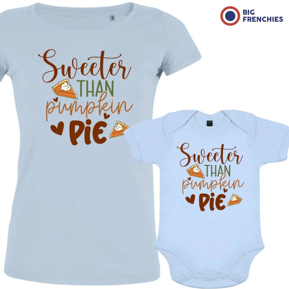 Sweeter Than Pumpkin Pie Mom and Child Organic Cotton family Set (Set of 2) - Create Marketplace