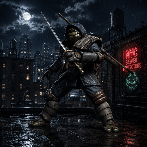 Teenage Mutant Ninja Turtles Ultimate The Last Ronin Armored 7" Scale Action Figure - Create Marketplace