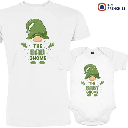The Dad and Baby Gnome Christmas Organic Cotton family Set (Set of 2) - Create Marketplace