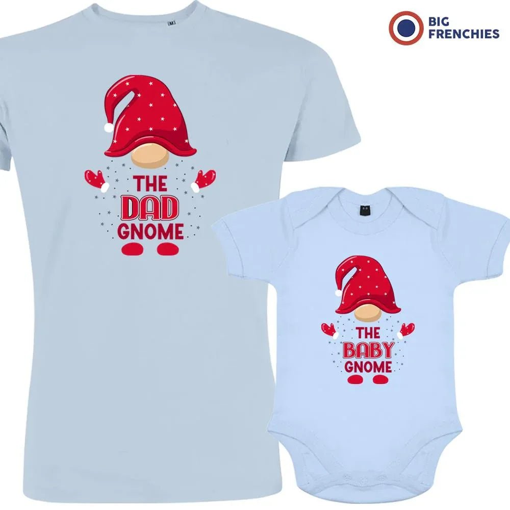 The Dad and Baby Gnome Christmas Organic Cotton family Set (Set of 2) - Create Marketplace