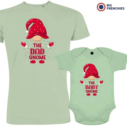 The Dad and Baby Gnome Christmas Organic Cotton family Set (Set of 2) - Create Marketplace