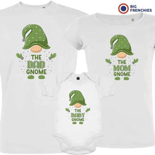 The Dad Mom & Baby Gnome Christmas Matching Family Organic Tees (Set of 3) - Create Marketplace