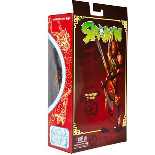 The Mandarin Spawn Red Outfit 7" Action Figure - Create Marketplace