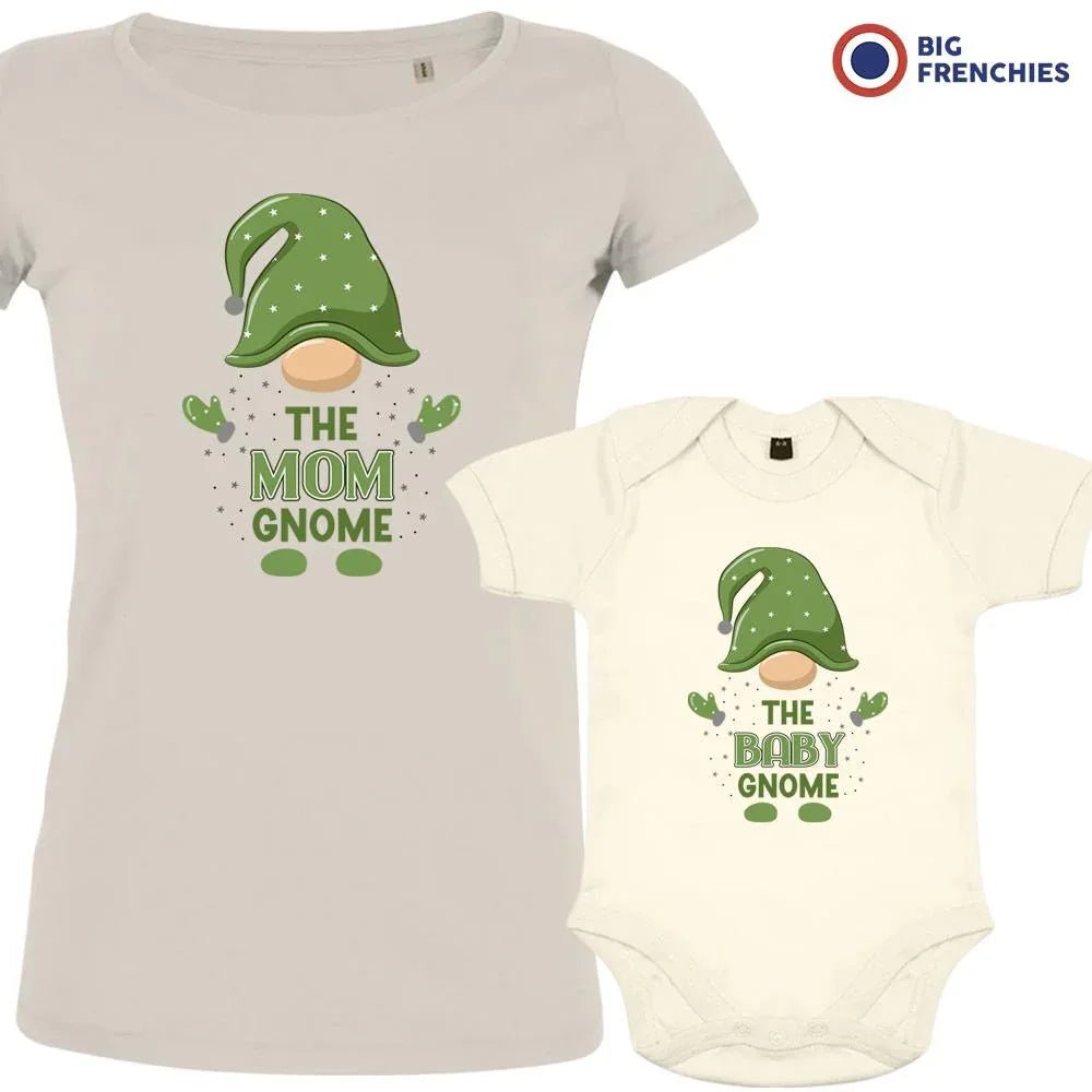 The Mom and Baby Gnome Christmas Organic Cotton family Set (Set of 2) - Create Marketplace