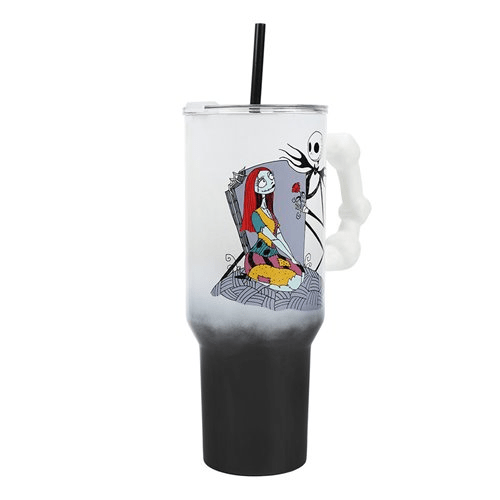 The Nightmare Before Christmas Jack and Sally 40 oz. Stainless Steel Tumbler - Create Marketplace