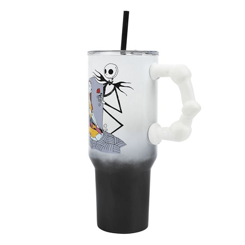 The Nightmare Before Christmas Jack and Sally 40 oz. Stainless Steel Tumbler - Create Marketplace