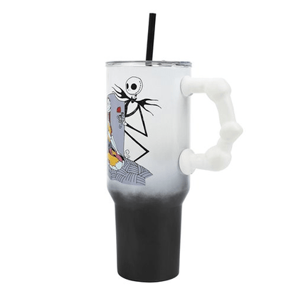 The Nightmare Before Christmas Jack and Sally 40 oz. Stainless Steel Tumbler - Create Marketplace