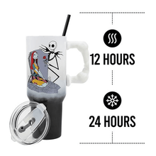 The Nightmare Before Christmas Jack and Sally 40 oz. Stainless Steel Tumbler - Create Marketplace