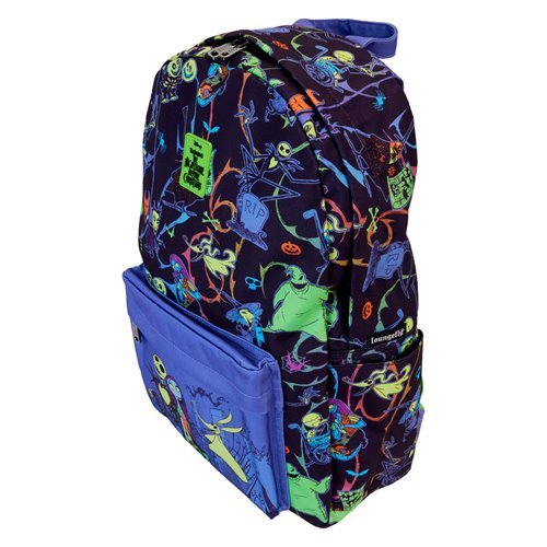The Nightmare Before Christmas Neon Glow-in-the-Dark Backpack - Create Marketplace