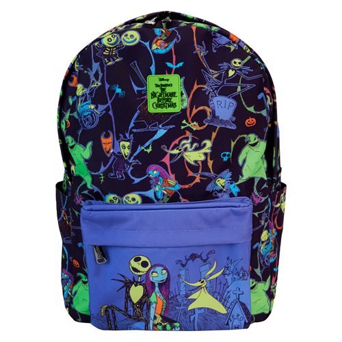 The Nightmare Before Christmas Neon Glow-in-the-Dark Backpack - Create Marketplace