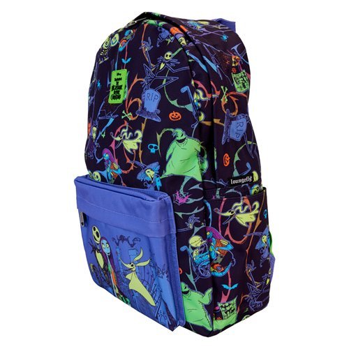The Nightmare Before Christmas Neon Glow-in-the-Dark Backpack - Create Marketplace