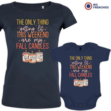 The Only Thing Getting Lit This Weekend Are My Fall Candles Mom and Child Organic Cotton family Set (Set of 2) - Create Marketplace