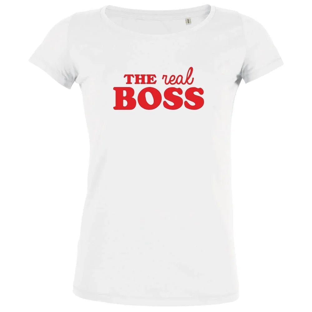 The Real Boss Women's Organic Tee - Create Marketplace