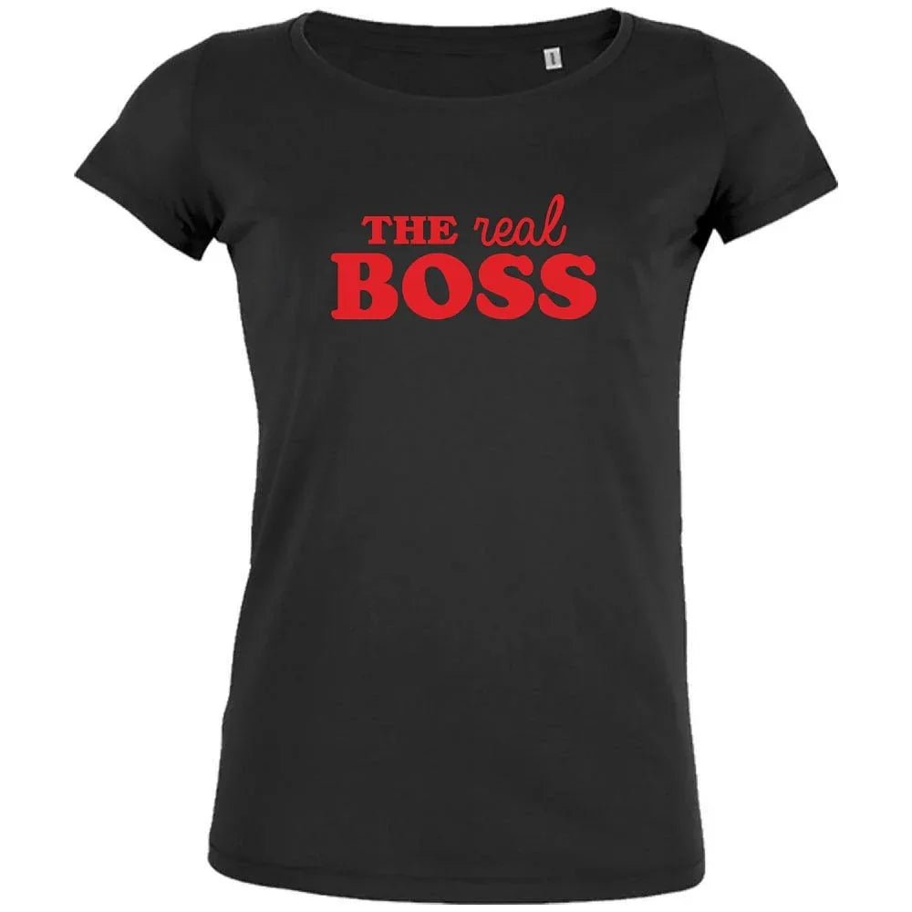 The Real Boss Women's Organic Tee - Create Marketplace