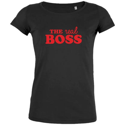 The Real Boss Women's Organic Tee - Create Marketplace