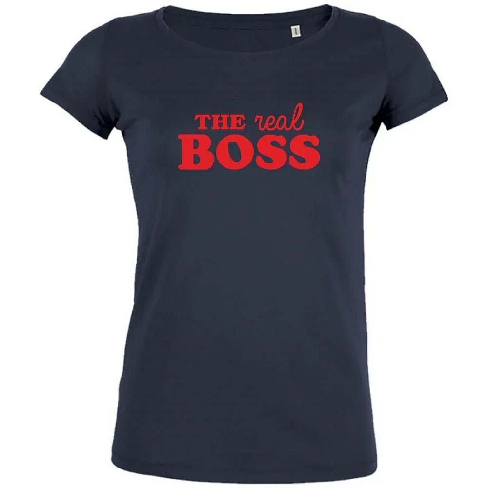 The Real Boss Women's Organic Tee - Create Marketplace