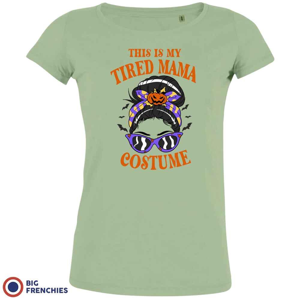 This is My Tired Mama Costume Halloween Women's Organic Cotton Tee - Create Marketplace