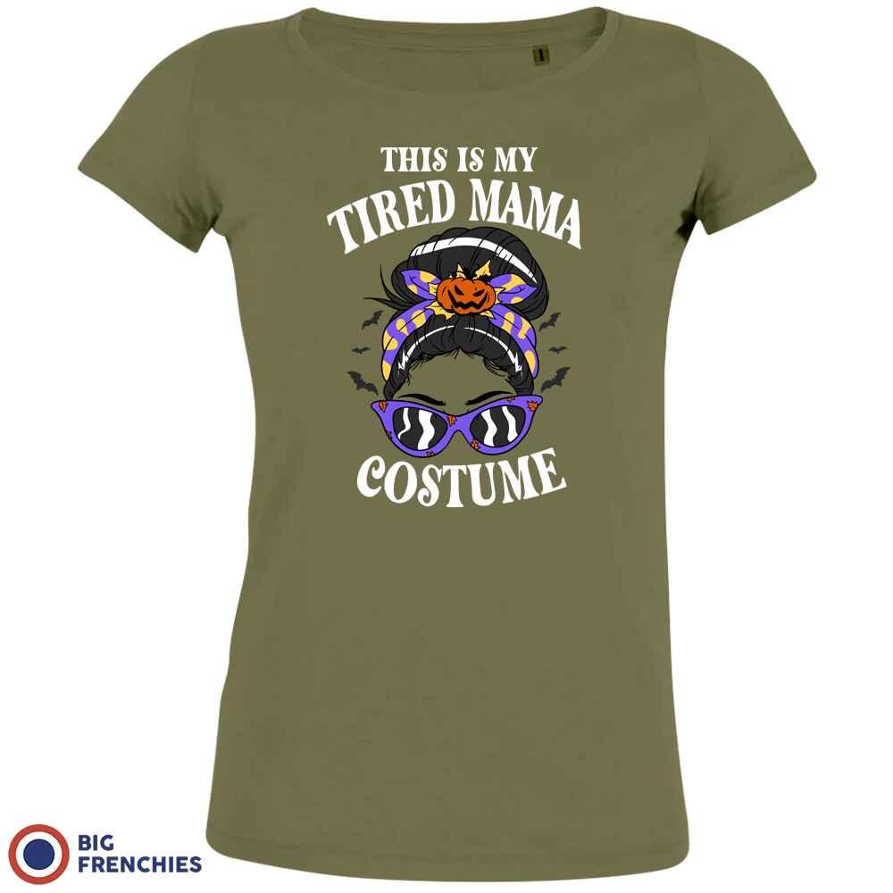 This is My Tired Mama Costume Halloween Women's Organic Cotton Tee - Create Marketplace
