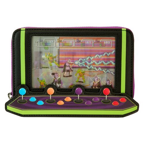 TMNT 40th Anniversary Vintage Arcade Zip-Around Wallet - Create Marketplace