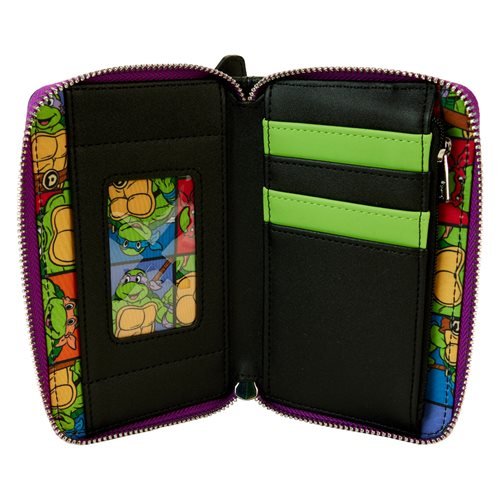 TMNT 40th Anniversary Vintage Arcade Zip-Around Wallet - Create Marketplace