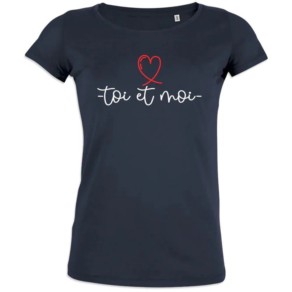 Toi et Moi Women's Organic Cotton Tee - Create Marketplace