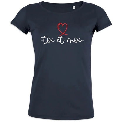 Toi et Moi Women's Organic Cotton Tee - Create Marketplace