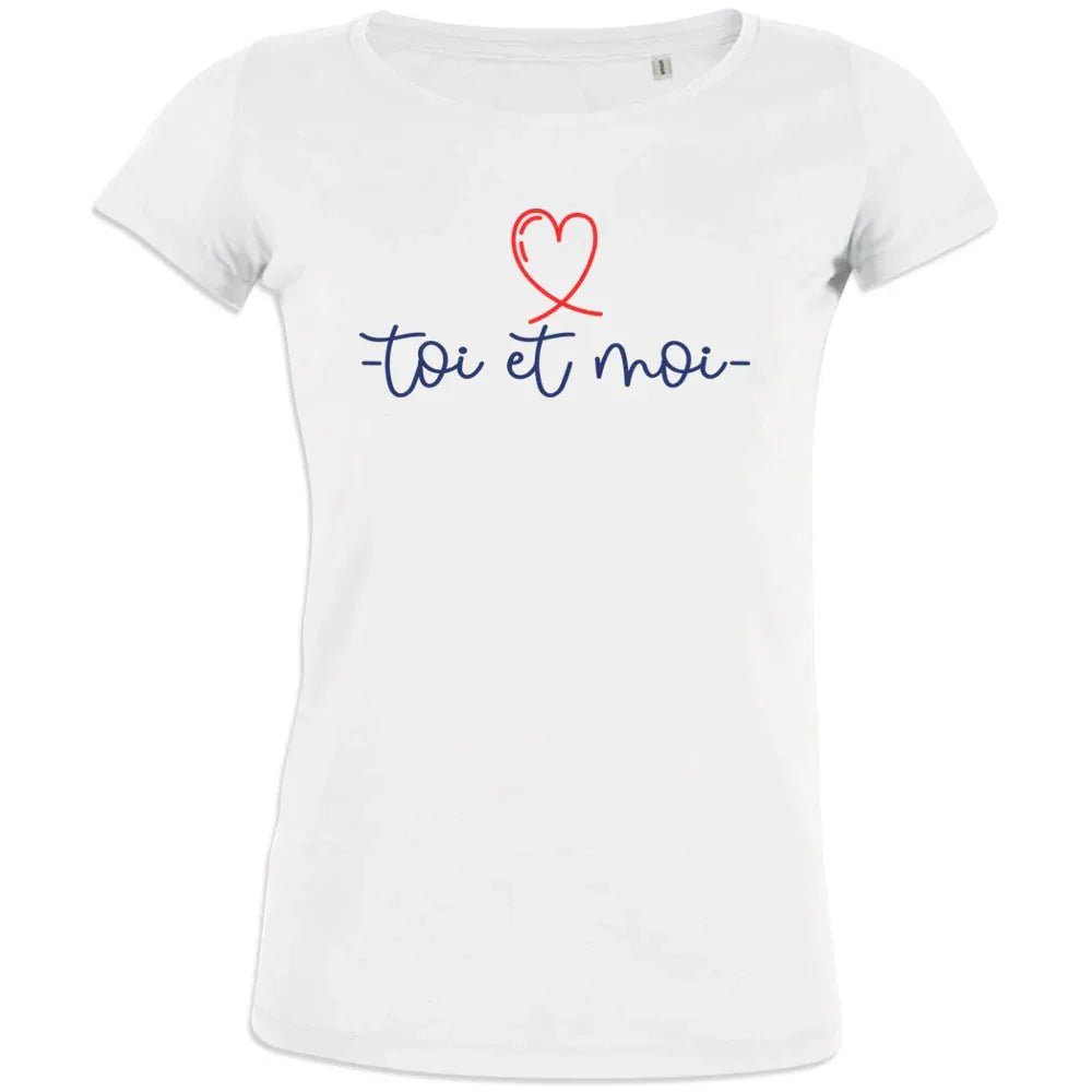 Toi et Moi Women's Organic Cotton Tee - Create Marketplace