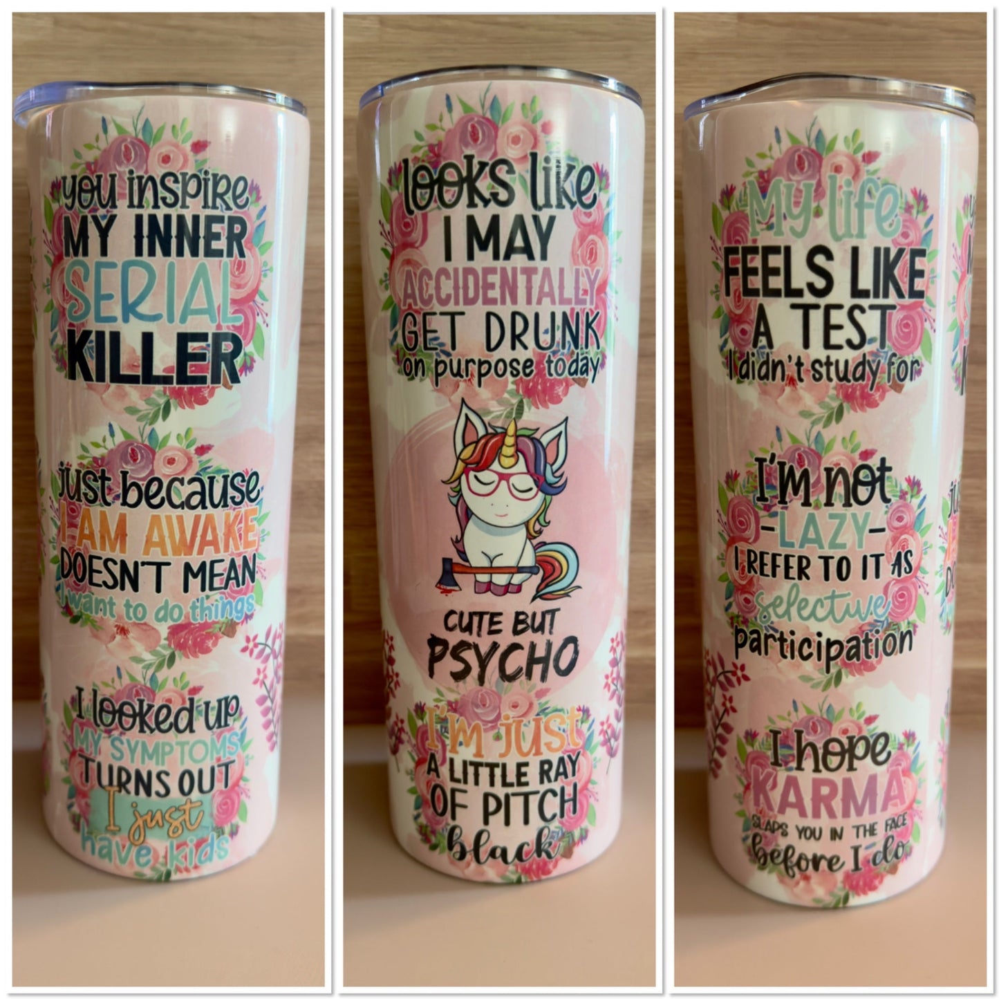 Tumbler - Psycho Unicorn - Create Marketplace