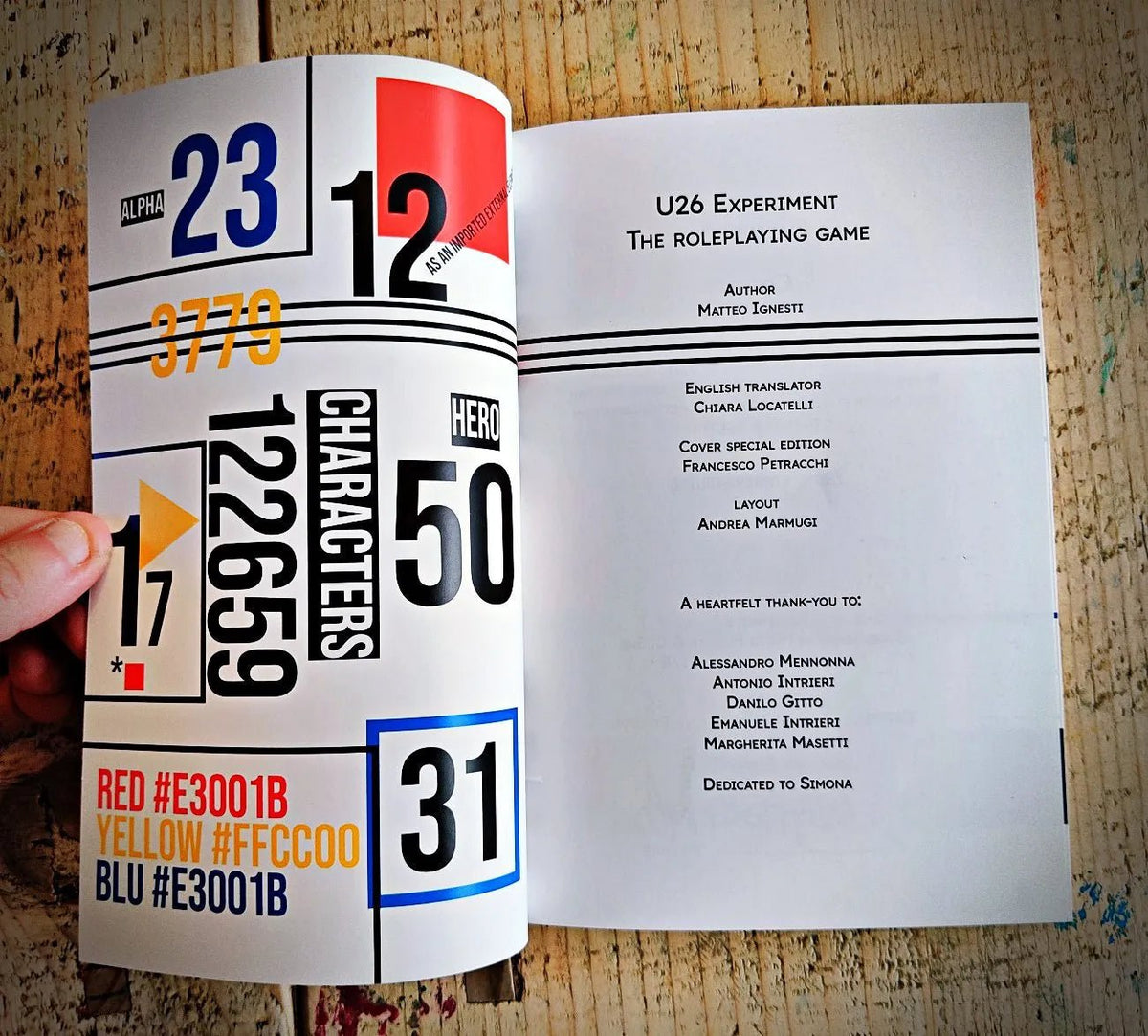 U26 Experiment (RPG Book + PDF) - Create Marketplace