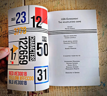 U26 Experiment (RPG Book + PDF) - Create Marketplace