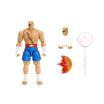 Ultra Street Fighter II Sagat 6-Inch Scale Deluxe Action Figure - Create Marketplace