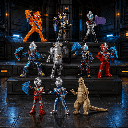 Ultraman Galaxy Version 5 Blokees Mini Model Kit Case of 9 - Create Marketplace