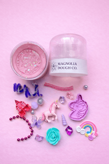 Unicorn Sensory Play Dough Jar - Create Marketplace