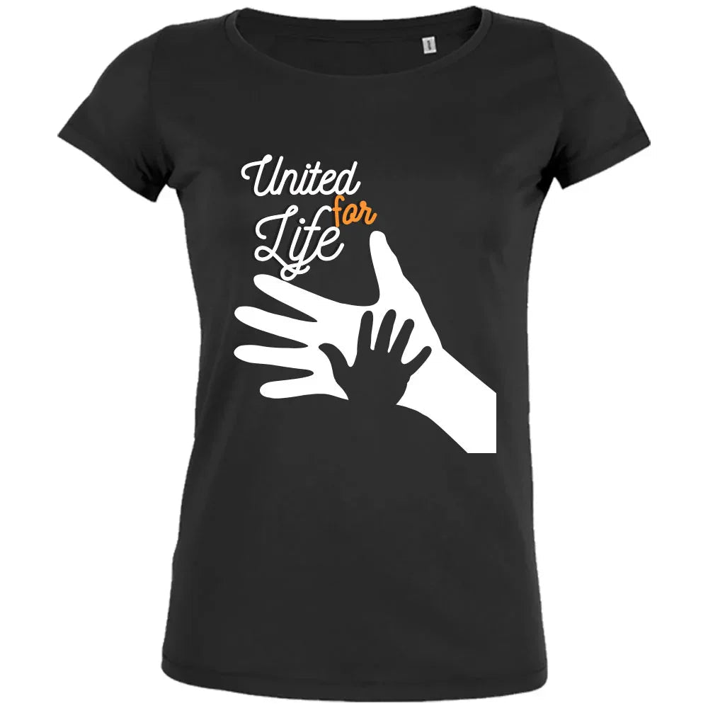 United For Life Women's Organic Tee - Create Marketplace