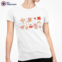 Valentine Cats Women's Organic Cotton Tee - Create Marketplace