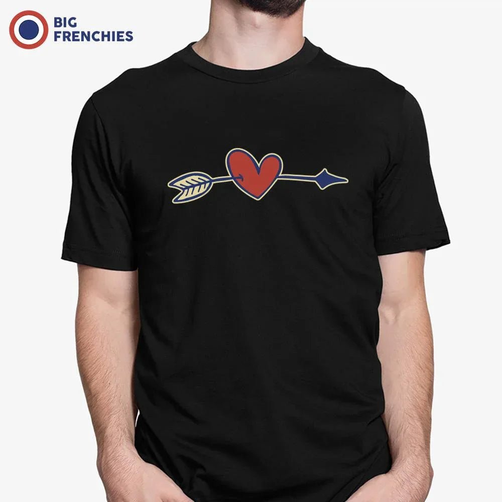 Valentine's Heart Arrow Men's Organic Cotton Tee - Create Marketplace