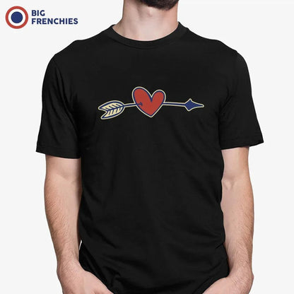 Valentine's Heart Arrow Men's Organic Cotton Tee - Create Marketplace