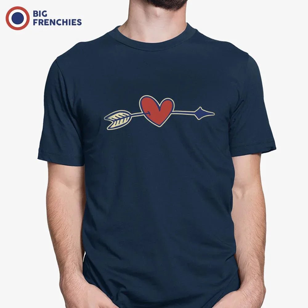 Valentine's Heart Arrow Men's Organic Cotton Tee - Create Marketplace
