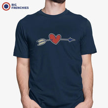 Valentine's Heart Arrow Men's Organic Cotton Tee - Create Marketplace
