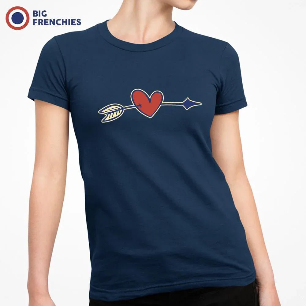 Valentine's Heart Arrow Women's Organic Cotton Tee - Create Marketplace