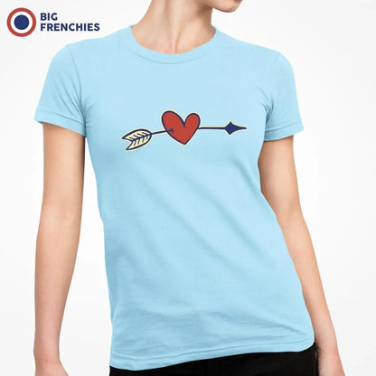 Valentine's Heart Arrow Women's Organic Cotton Tee - Create Marketplace