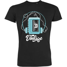 Vintage Cassette Player Men's Organic Tee - Create Marketplace
