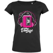 Vintage Cassette Player Women's Organic Tee - Create Marketplace