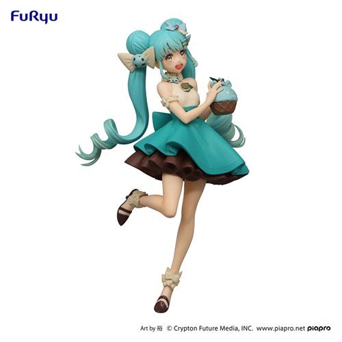 Vocaloid Hatsune Miku Chocolate Mint Sweet Sweets Series Statue - Create Marketplace