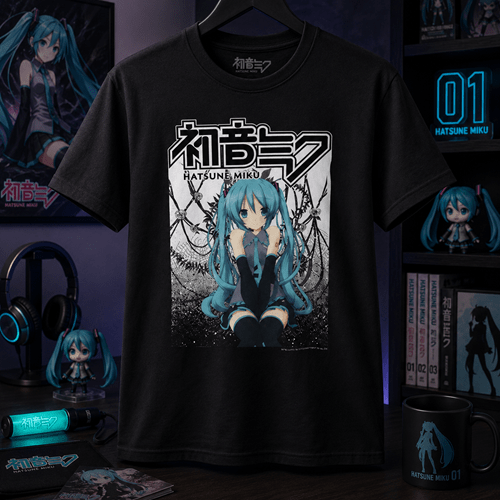 Vocaloid Hatsune Miku Rose Vines T-Shirt - Create Marketplace