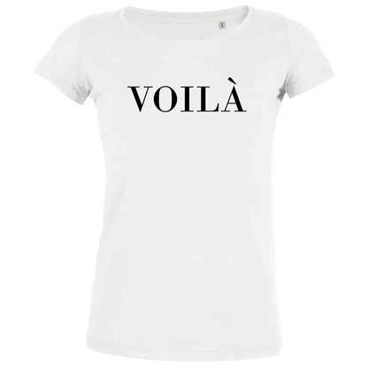 Voilà Women's Organic Tee - Create Marketplace