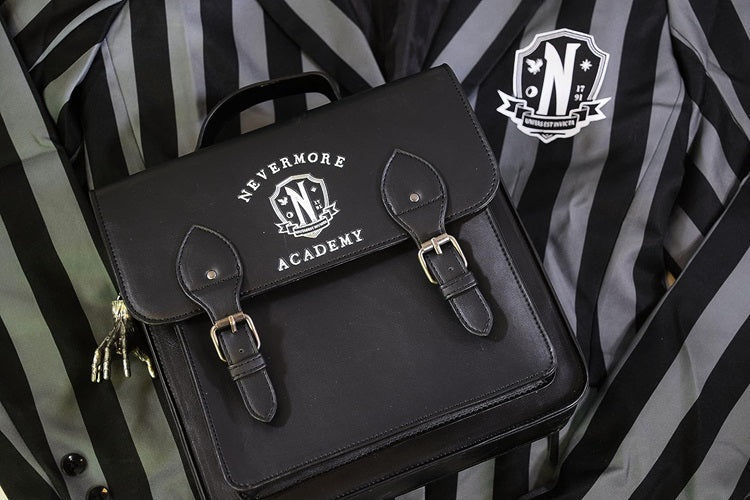 Wednesday Nevermore Mini Backpack with Charm - Create Marketplace