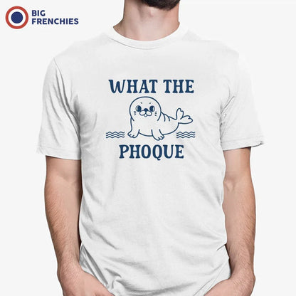 What The Phoque Men's Organic Cotton Tee - Create Marketplace