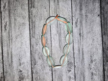White Mother of Pearl with Green Bracelet - made by kid Sam - Create Marketplace
