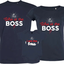 Who Is The Boss Matching Organic Tees (Set of 3) - Create Marketplace